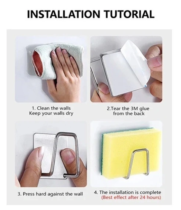 Self Adhesive Stainless Steel Kitchen Hook
