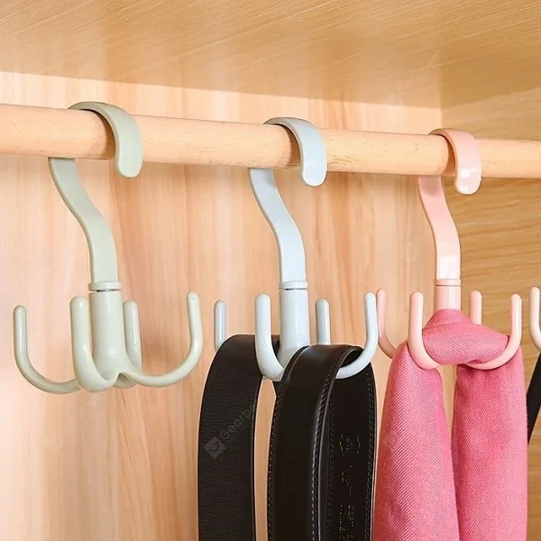 Tie Bag Belt Scarf Multipurpose Rotating Hanger