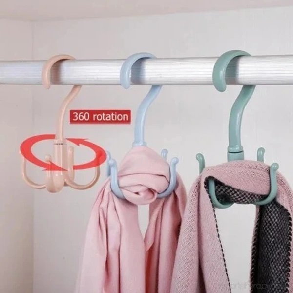 Tie Bag Belt Scarf Multipurpose Rotating Hanger
