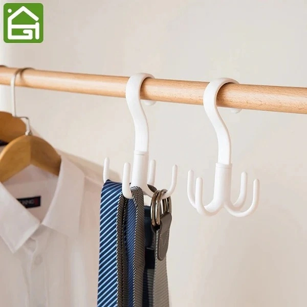 Tie Bag Belt Scarf Multipurpose Rotating Hanger