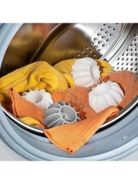 (Pack Of 4 pcs) Anti-Tangle Silicone Laundry Ball
