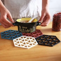 Cup Mat PVC Tea Coaster Non-Slip Temperature Insulation