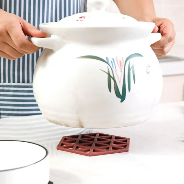 Cup Mat PVC Tea Coaster Non-Slip Temperature Insulation