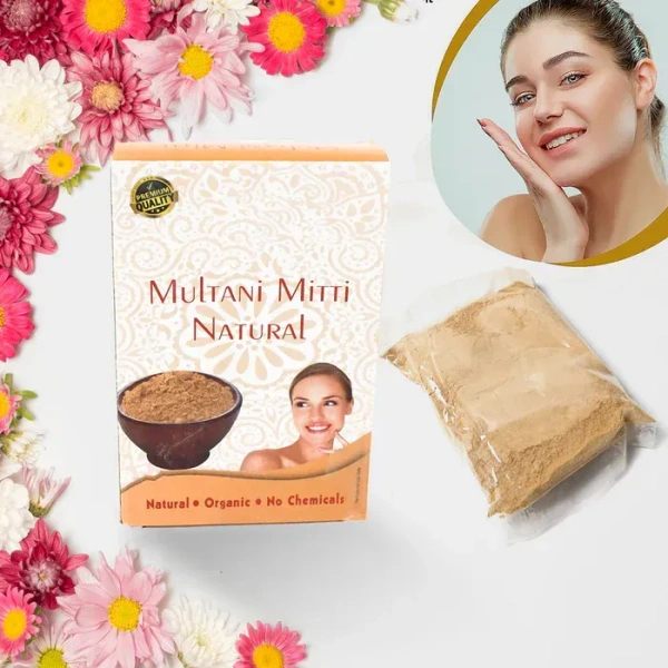 80gram Herbal Tan Removing Multani Mitti Face Pack