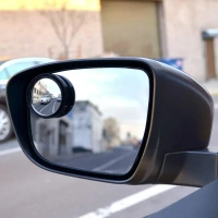 Car Blind Spot Side Mirror Round HD Glass Blindspot Mirror Convex Rear View Mirror