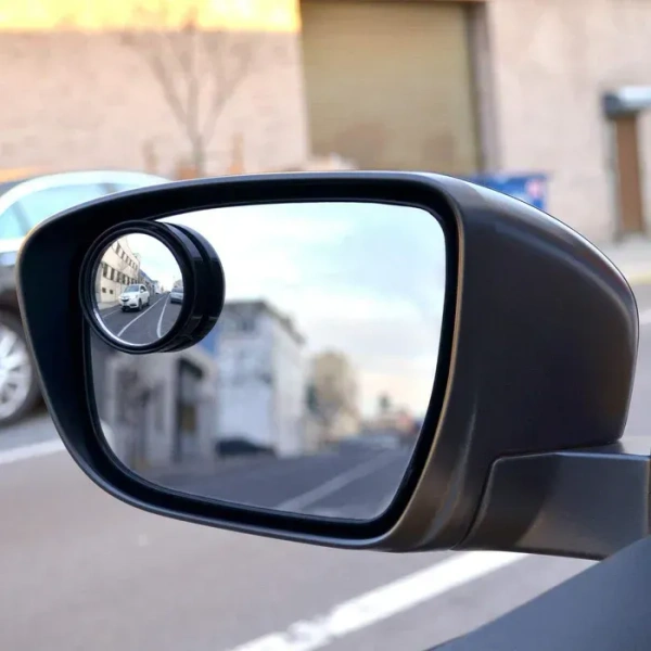 Car Blind Spot Side Mirror Round HD Glass Blindspot Mirror Convex Rear View Mirror