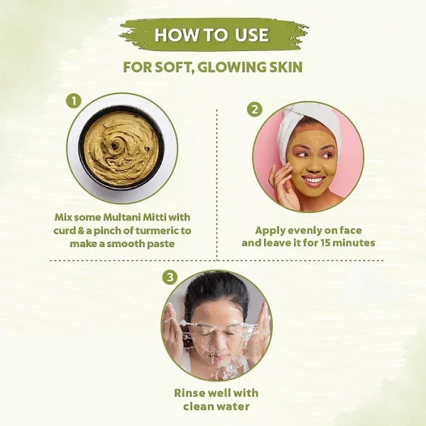 80gram Herbal Tan Removing Multani Mitti Face Pack