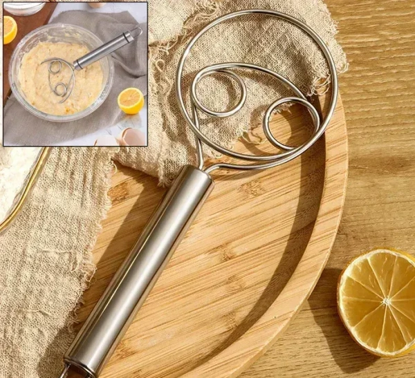 Stainless Steel Dough Whisk- Perfect Baking Tool