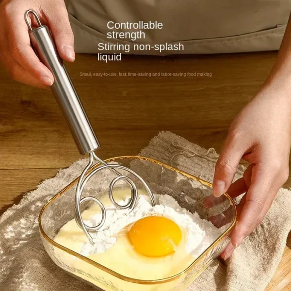 Stainless Steel Dough Whisk- Perfect Baking Tool