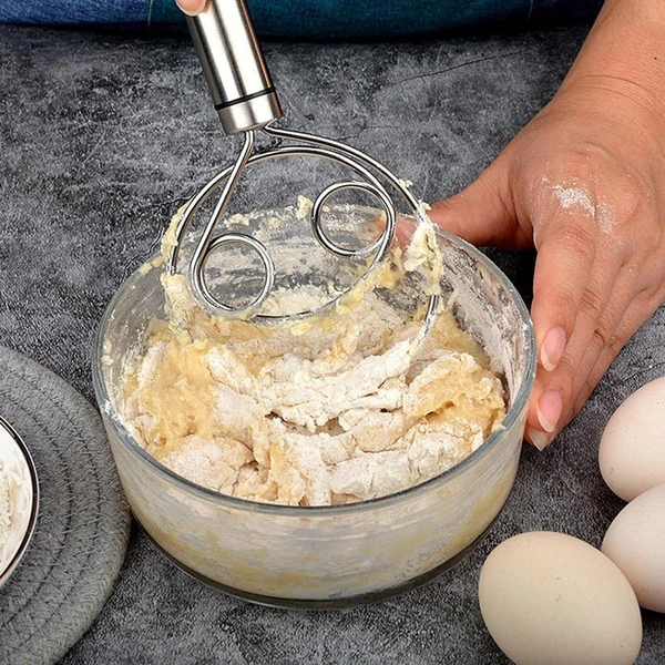 Stainless Steel Dough Whisk- Perfect Baking Tool