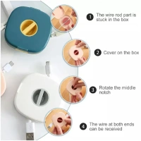 PORTABLE TRAVEL ORGANISER CASE FOR DATA CABLES.