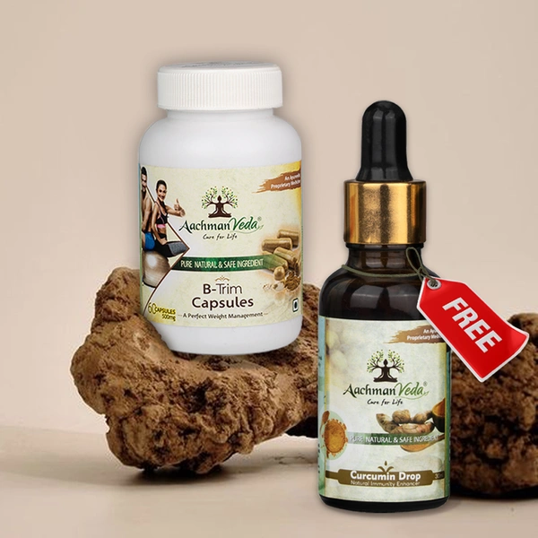 B Trim Veg Capsules & Curcumin Drops - COMBO