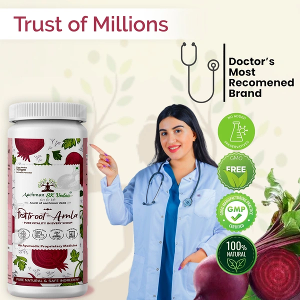Aachman Sk Vedaa Beetroot Amla Extract Powder - 1