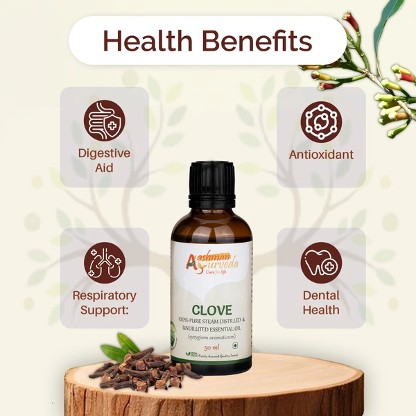 Clove Pure Steam Distilled Essential Oil - 3