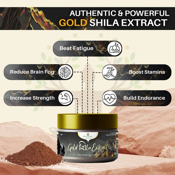 Aachman Sk Vedaa Gold Shila Extract Powder - 3