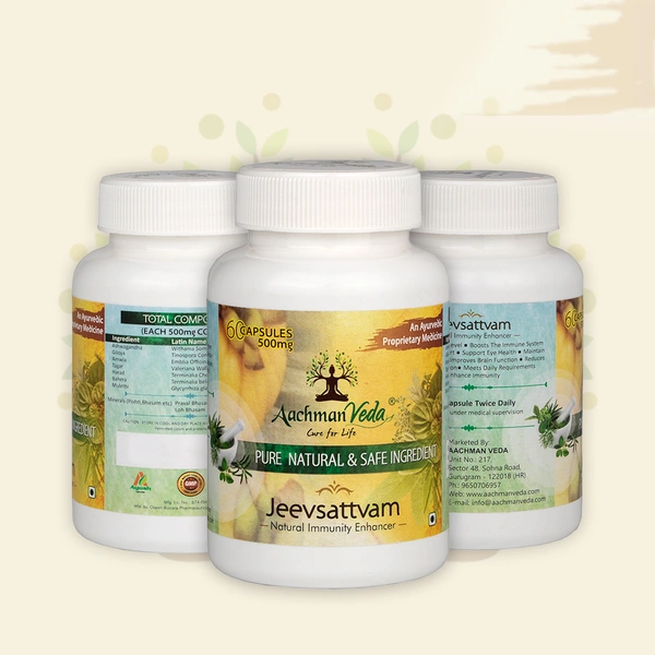 Jeevsattvam (Multivitamin) Veg Capsules - 3