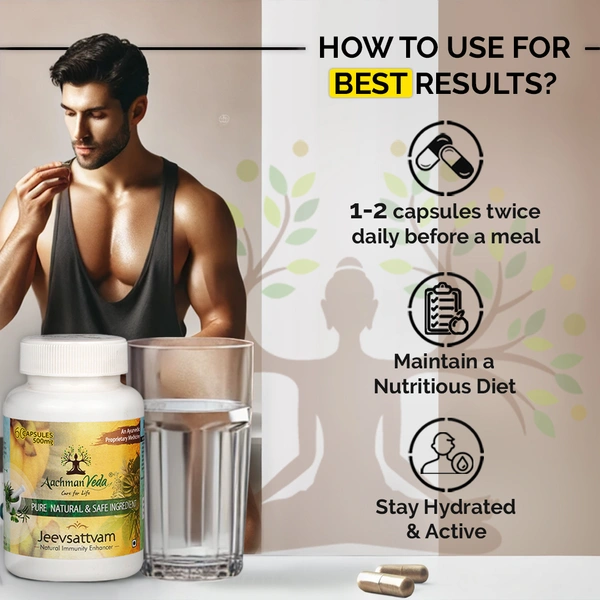 Jeevsattvam (Multivitamin) Veg Capsules - 3