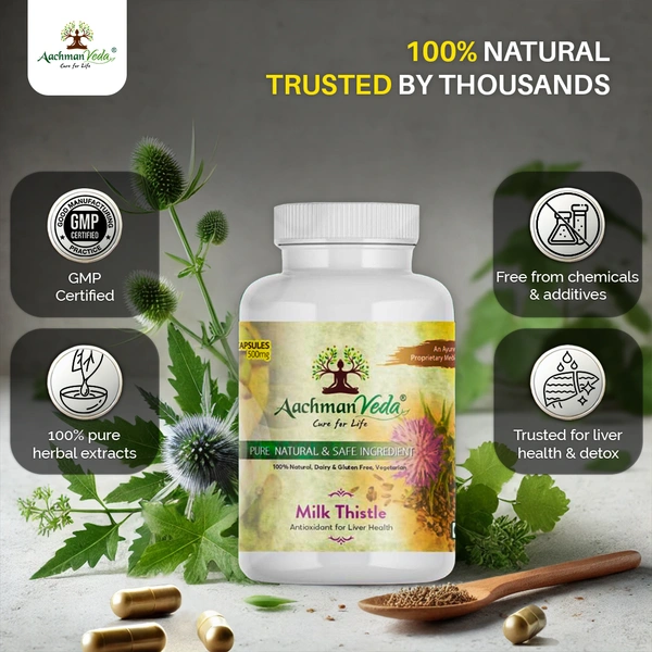 Milk Thistle Veg Capsules - 1