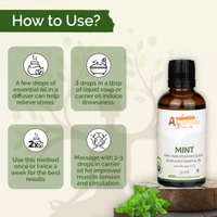 Mint Pure Steam Distilled Essential Oil - 3
