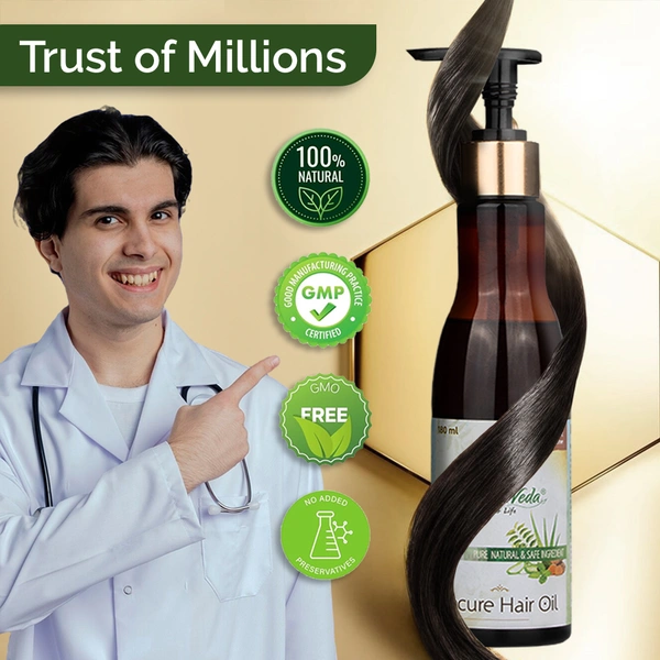 Aachman Veda Recure Hair Oil - 2
