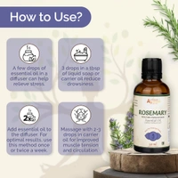 Rosemary Pure Steam Distilled Essential Oil - 3