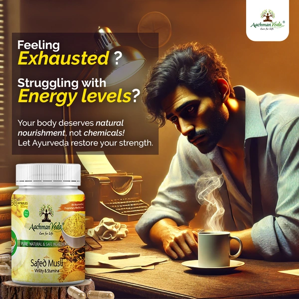 Safed Musli Veg Capsules - 3