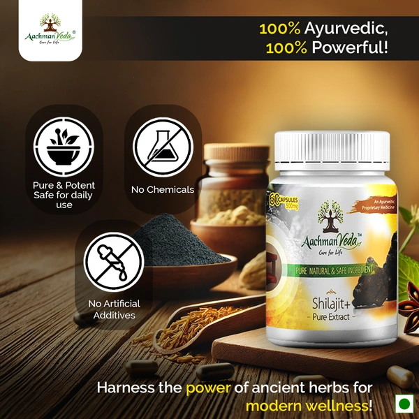 Shilajit+ Veg Capsules - 3