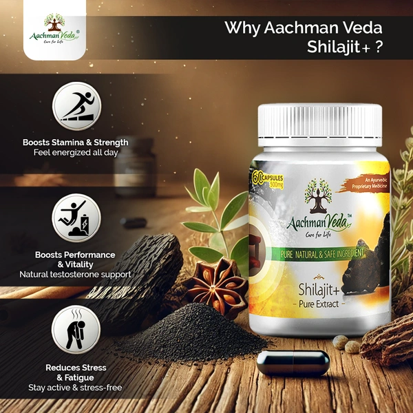 Shilajit+ Veg Capsules - 3
