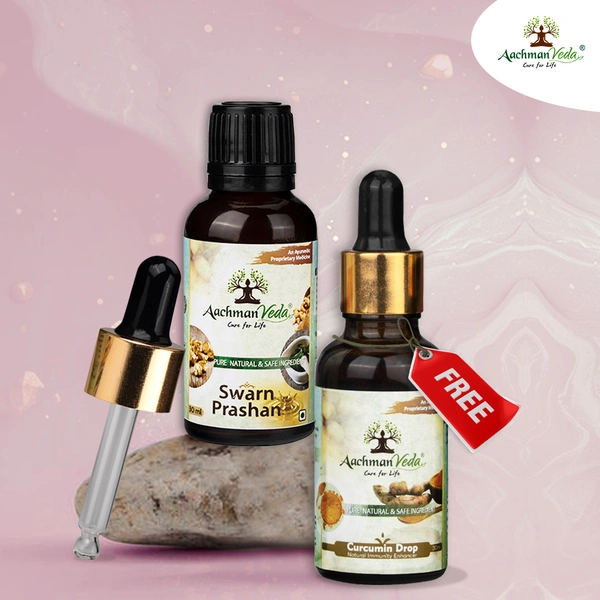 Swarna Prashan Drops & Curcumin Drops - COMBO