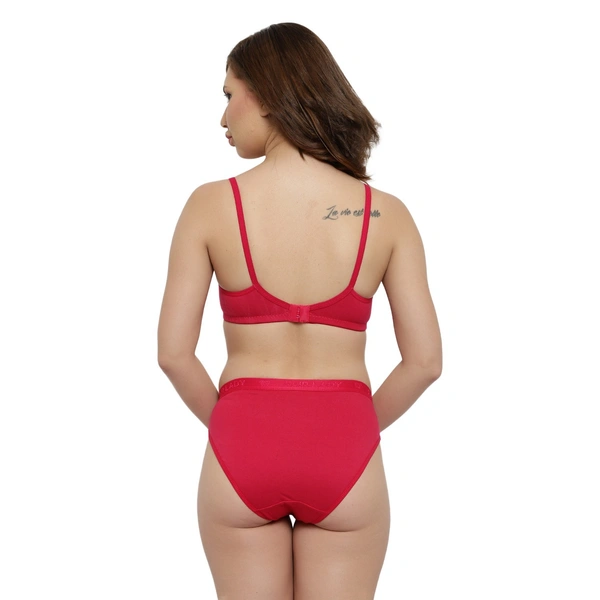 Ladyland Women full coverage Bra panty set  4 color available  - 34B