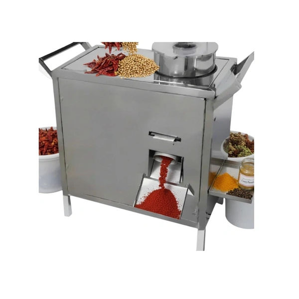 Heavy Duty Semi-Automatic Masala Grinding Machine – 3 HP Powerful Spice Grinder