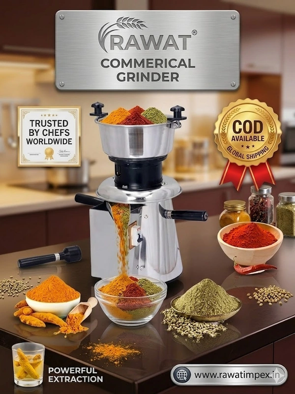 Mixer Grinder Heavy Duty  10-LTR Rawat  Round Model 