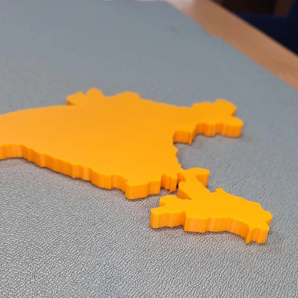 infinity INDIA 3D MAP OFFICE TABLE  - 25 * 25 cm