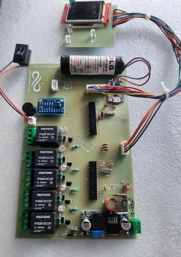 Infinity Oxygen conc. Motherboard With Colorful Display - 9×18cm