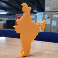 infinity INDIA 3D MAP OFFICE TABLE  - 25 * 25 cm