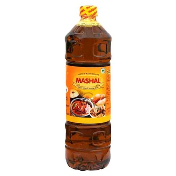 Mashal Kacchi Ghani Mustards Oil  - 1 Kg