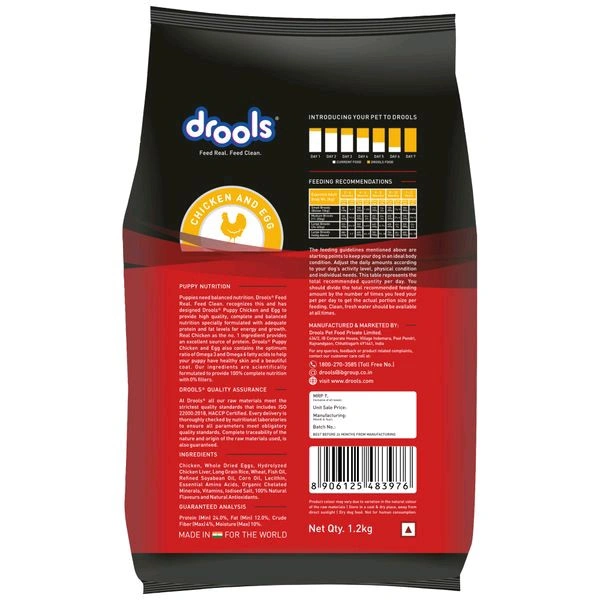 Drools Adult Chicken & Egg 1.2KG