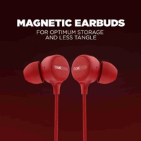 boAt Bassheads 103 Red Wired Headset (Red, In the Ear) - Red