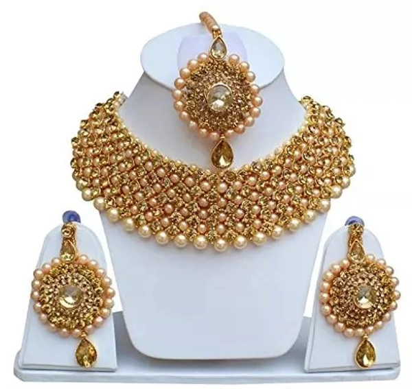 Jewellery Set, Necklace Earrings Maangtika Set