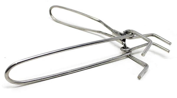 Stainless Steel Pakkad, Sansi, Tong, Kitchen Tool pincer, Utility HolderAW30