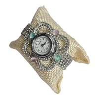 Women's Partywear Watches Women's Analog AD Stone Watch For Party