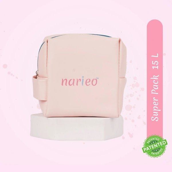 Narieo Ultra Premium Pads - Super Pack (15 L Pads) | Quick Absorption & Extra Soft, Rash-Free, Chemical-Free