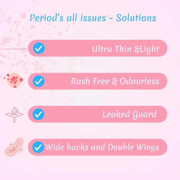 Narieo Ultra Premium Pads - Super Pack (15 XL Pads) | Quick Absorption & Extra Soft, Rash-Free, Chemical-Free - XL - 320 mm