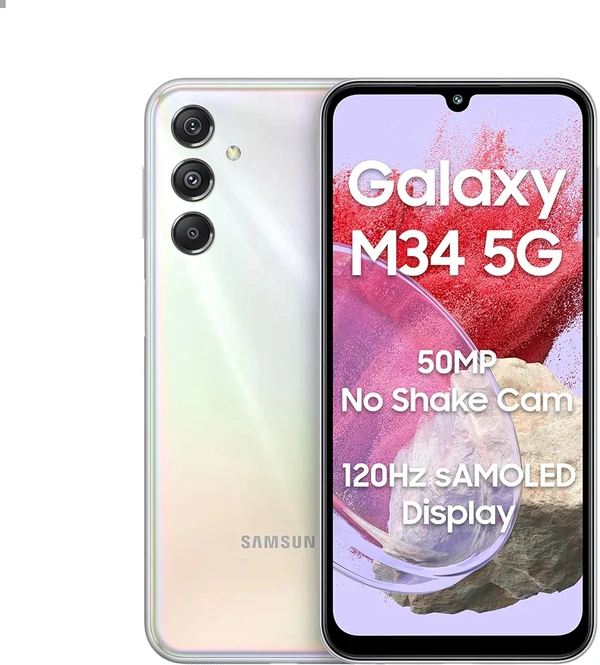Samsung Galaxy M34 5G(Without Charger) - Midnight Blue, 8GB 128GB