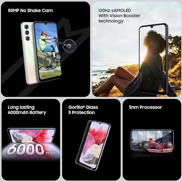Samsung Galaxy M34 5G(Without Charger) - Midnight Blue, 8GB 128GB
