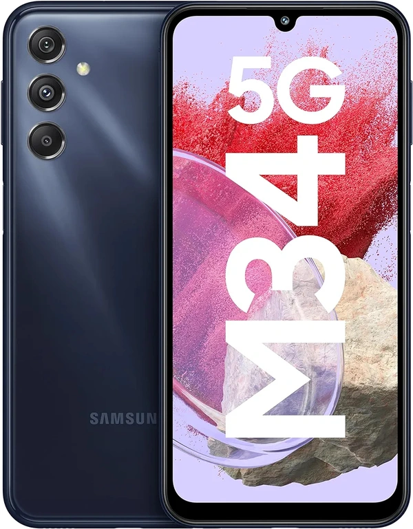 Samsung Galaxy M34 5G(Without Charger) - Midnight Blue, 6GB 128GB