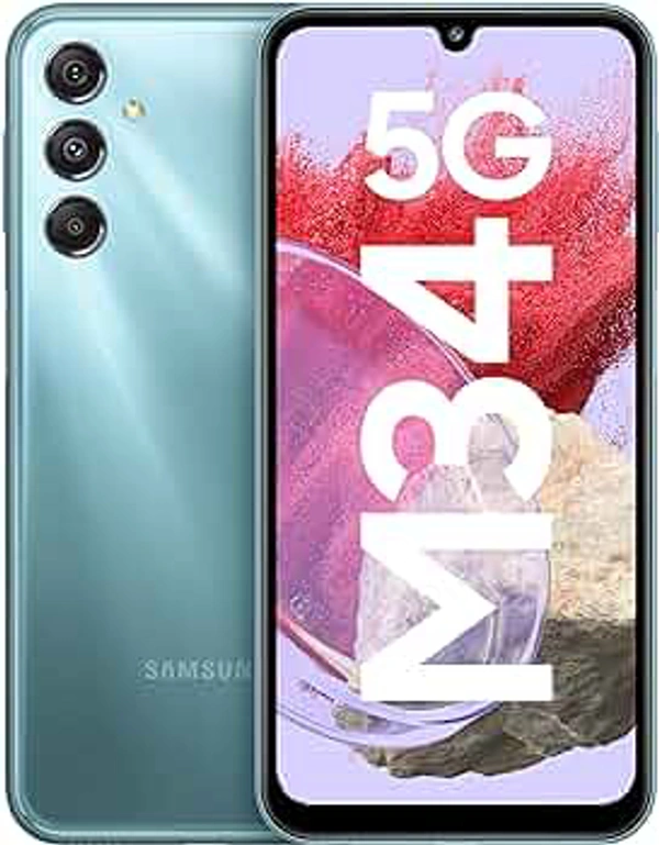 Samsung Galaxy M34 5G(Without Charger) - Waterfall Blue, 6GB 128GB