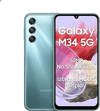 Samsung Galaxy M34 5G(Without Charger) - Waterfall Blue, 6GB 128GB