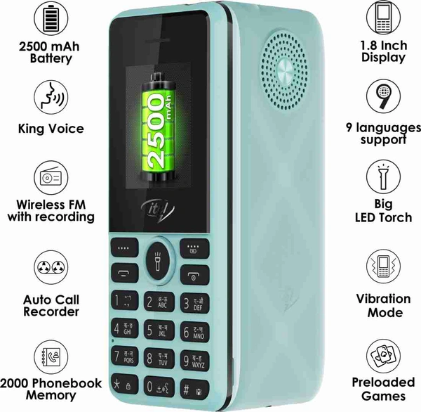 Itel Ace2 Power - Light Green
