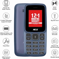 Itel Ace2 - Deep Blue, Expandable Storage Upto 32GB